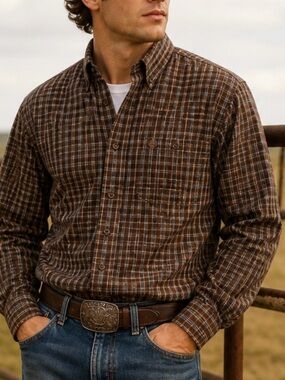Wrangler George Strait Collection Men’s Flannel XL